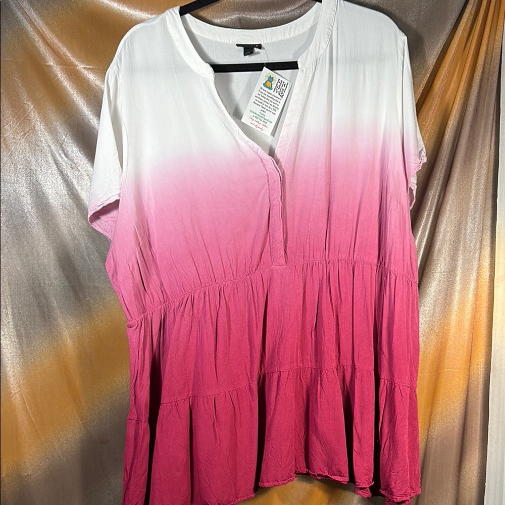 Torrid Pink Ombre Women's Top